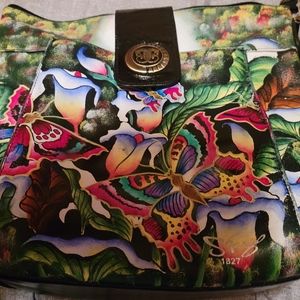 Sharif 1827 Genuine Leather Handbag Timeless Handpainted Creation